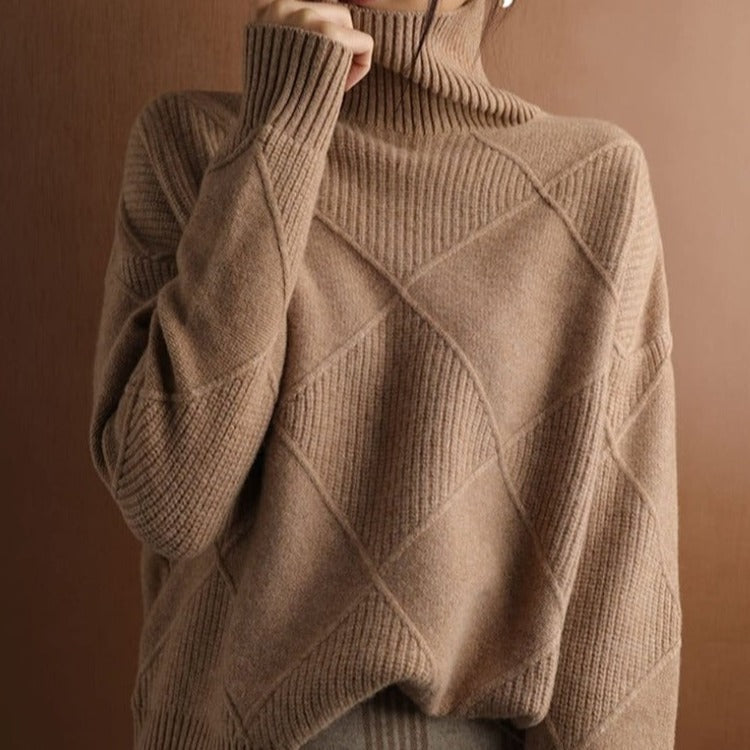 Liesbeth - Warme trui met elegant patroon