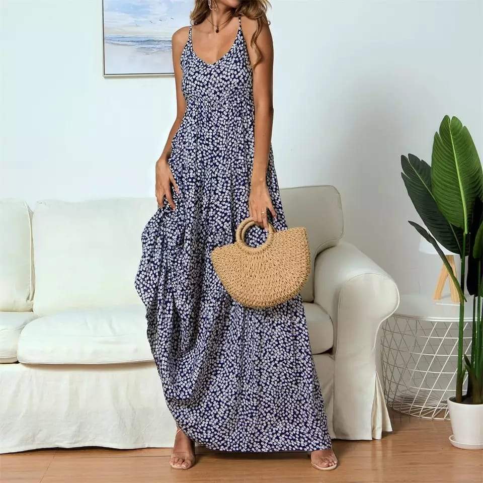 Melissa - Lange jurk met elegant patroon